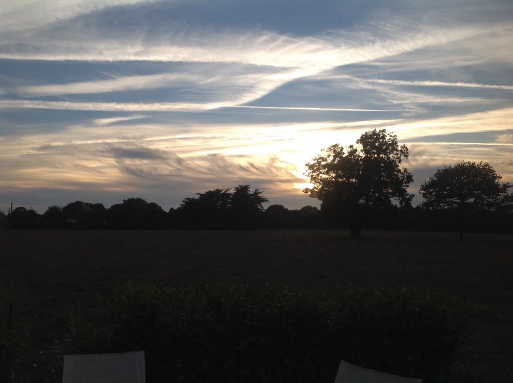Coucher de soleil expressif 