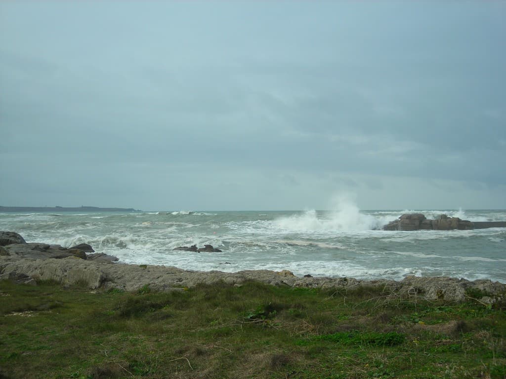 Mer agitée au Courégant
