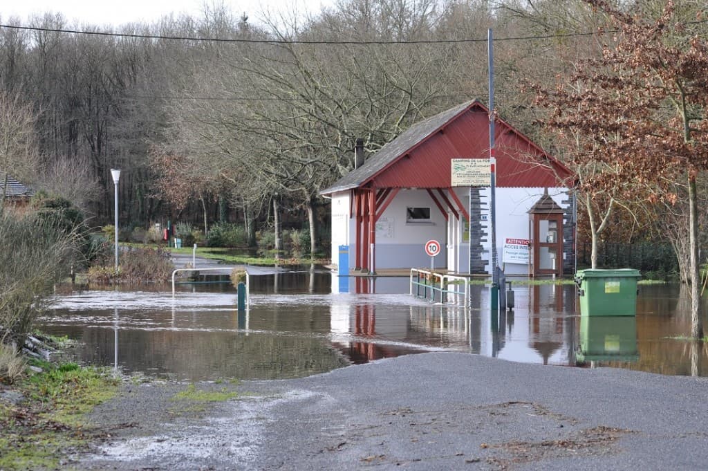 inondation du campig