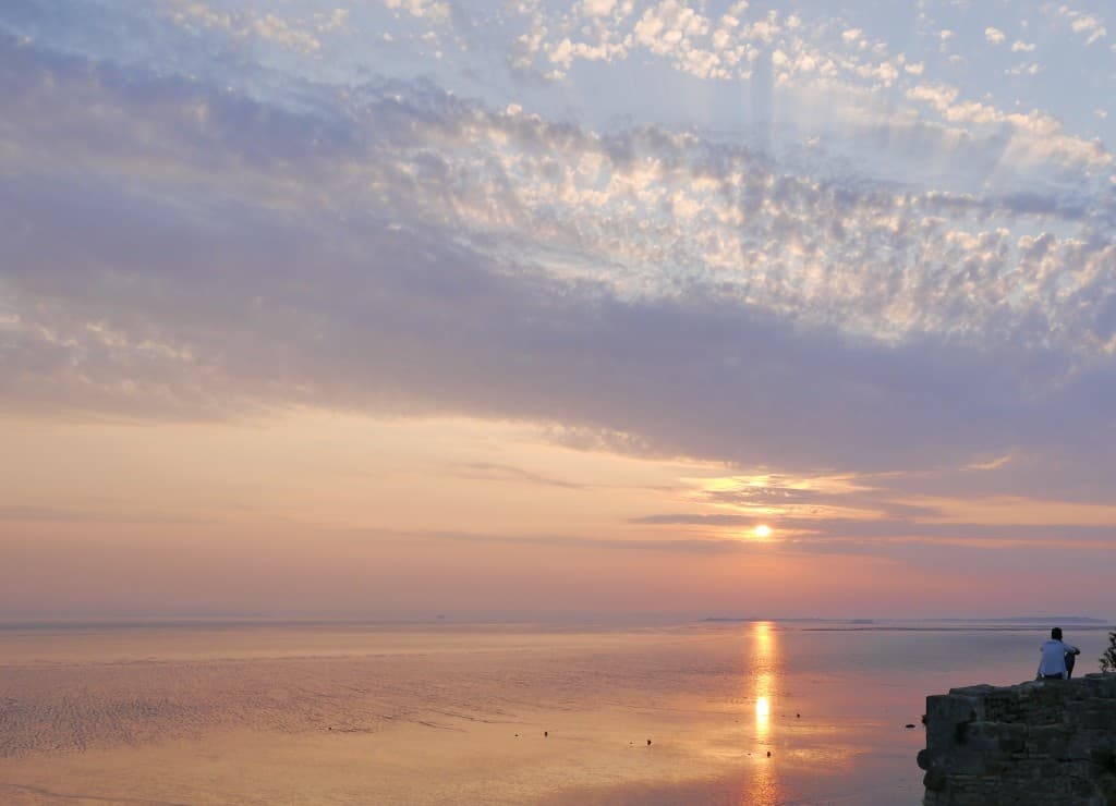 coucher du soleil