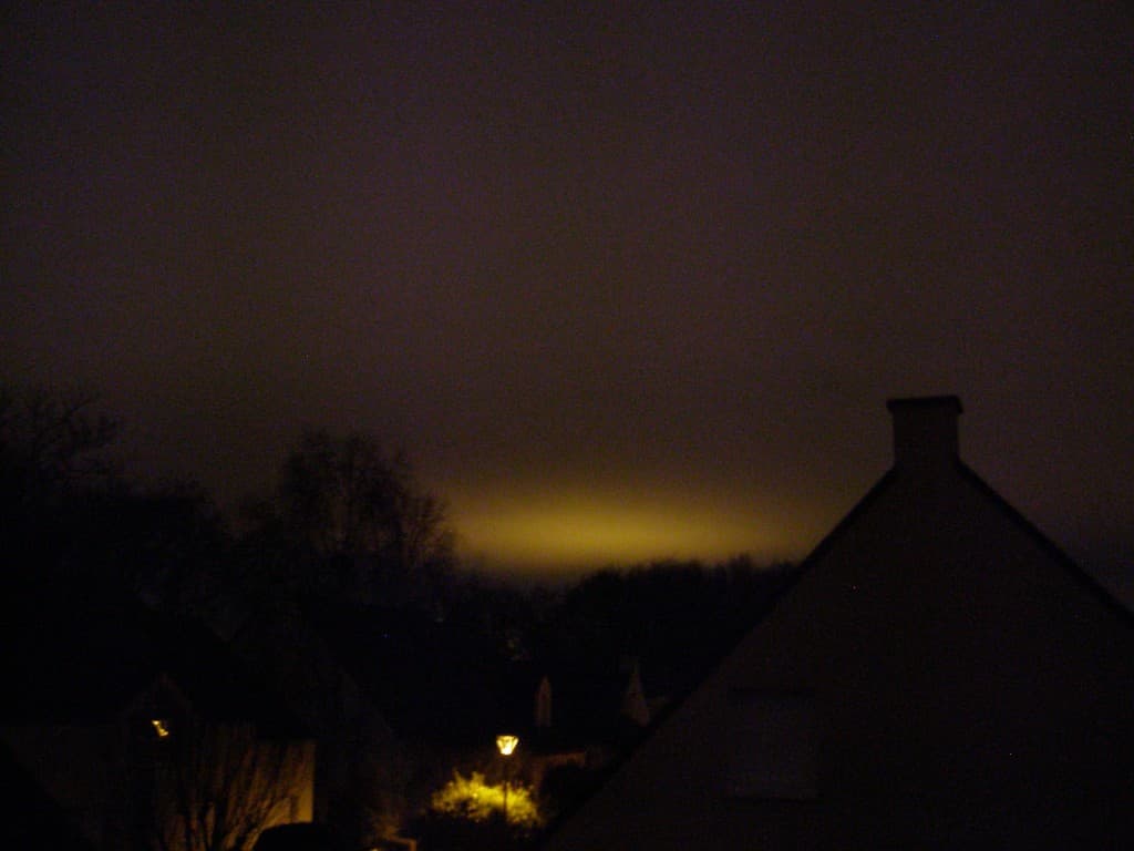 ciel nord de Nantes ce matin 7:45
