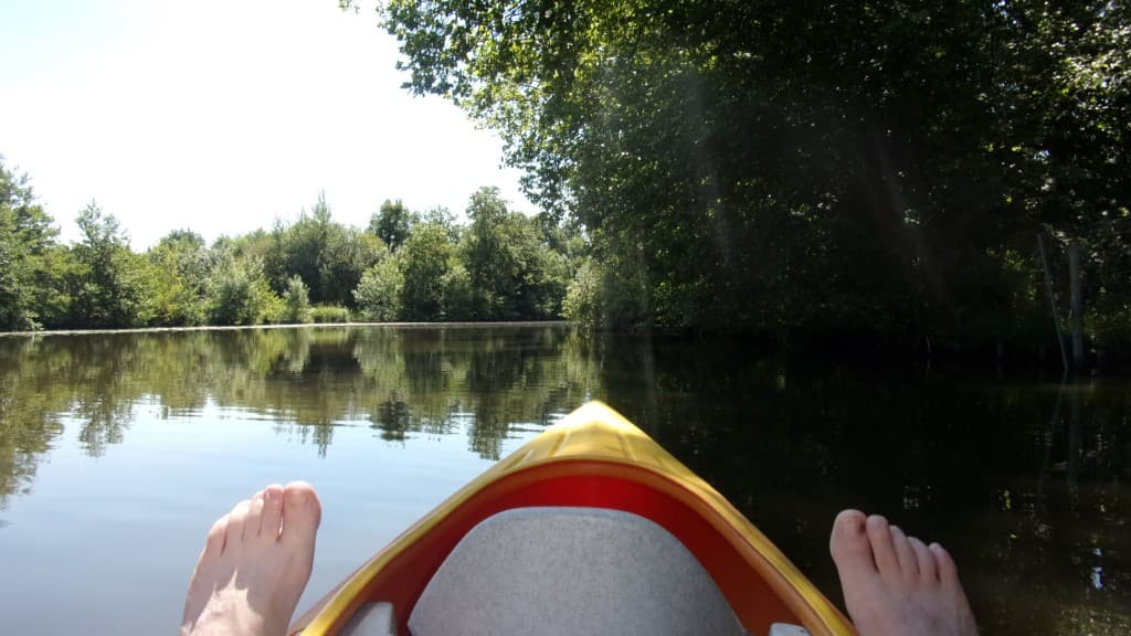 GLG - Beau et chaud en canoë sur l'Erdre.