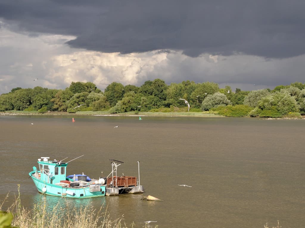 Orage en approche sur la Loire