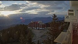 Notre webcam de chamrousse - Roche Béranger - alt. 1800 m - vue vers Grenoble et le Recoin