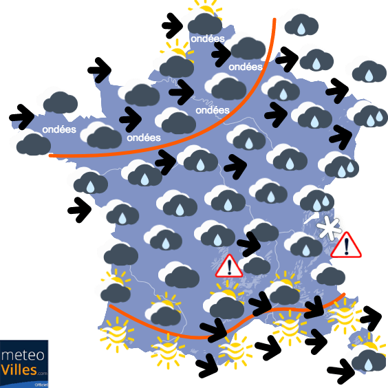 Inondation et vague de froid à surveiller