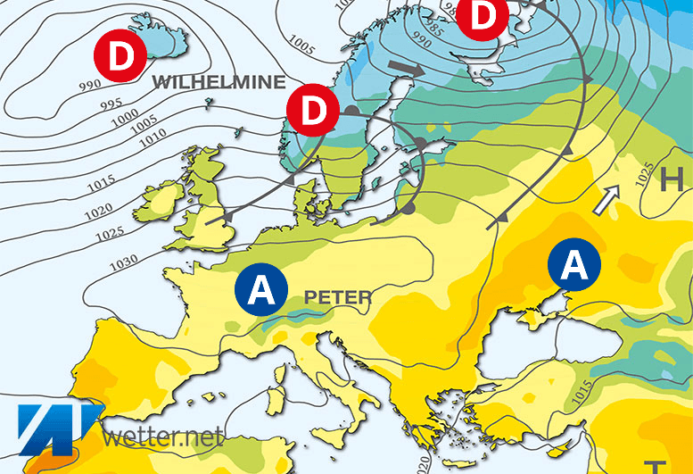 Carte de prévisions d'europe du Jeudi 11 avril 2024