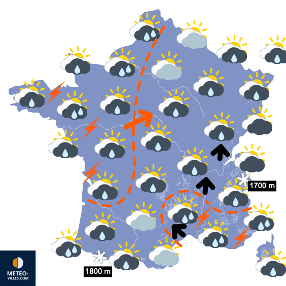 Une météo très instable et chaotique