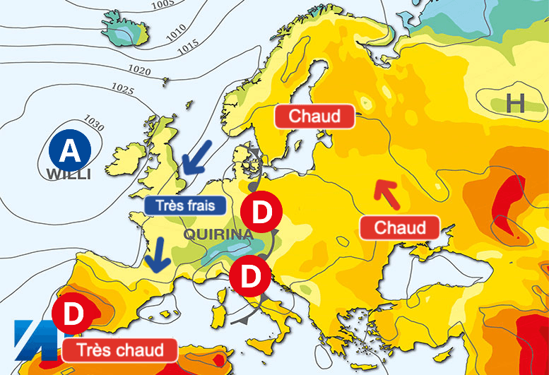 Carte de prévisions d'europe du Vendredi 31 mai 2024