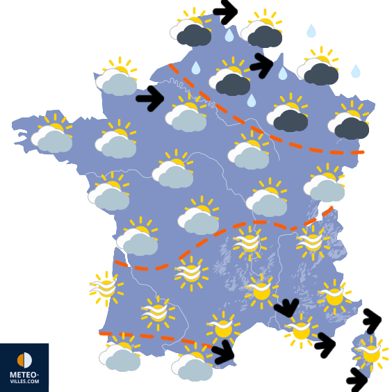 Coup de chaleur avant un week-end très agité !