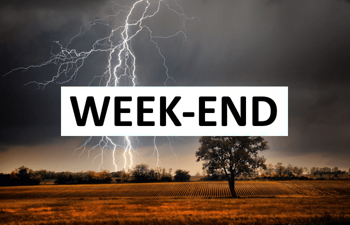 Météo week-end : lourd avec le retour de la pluie et des orages