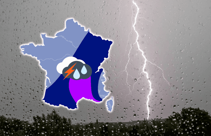 Orages, fortes pluies, risque d'inondations : un week-end agité se confirme