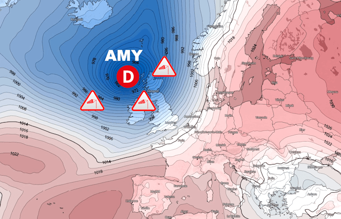Tempête Amy en Écosse : pluie et vent aussi en France vendredi et samedi