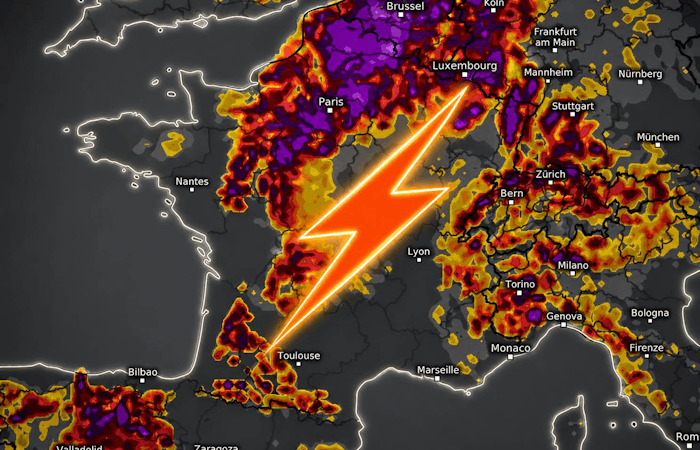 Les risques de violents orages de grêle dans quelques jours