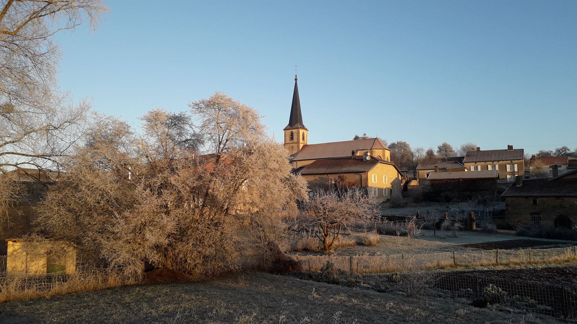Bien givré ce matin