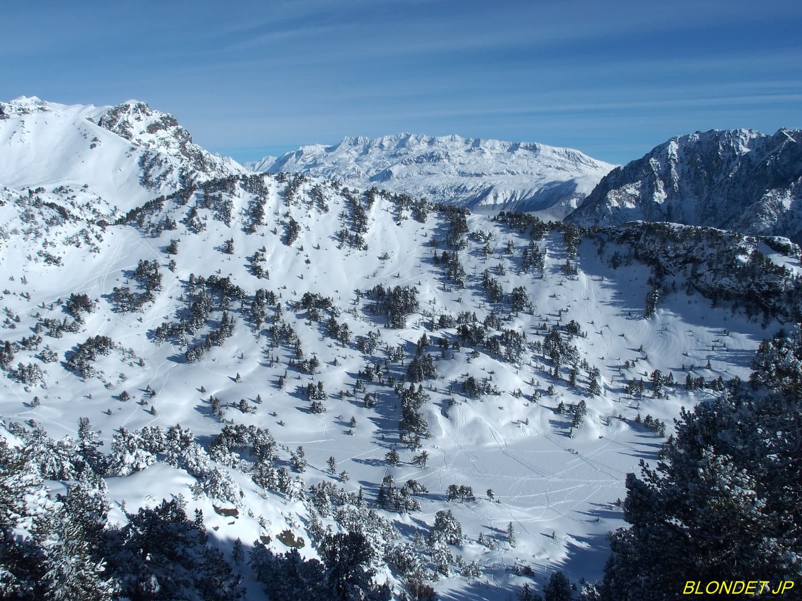 Lac Achard vu des Crêtes de Chamrousse