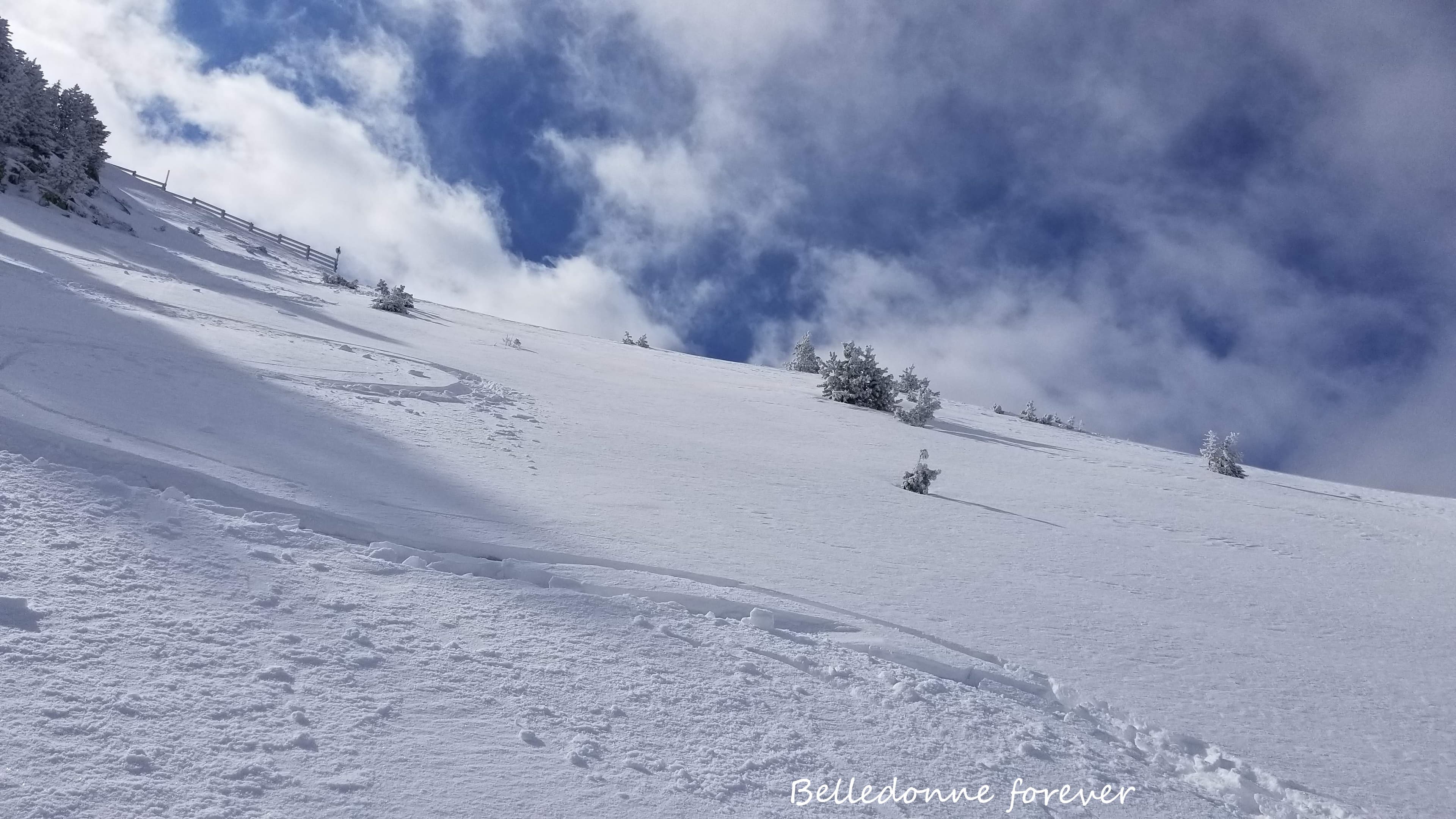 Neige un peu humide, bien sympa quand même.... A.P.