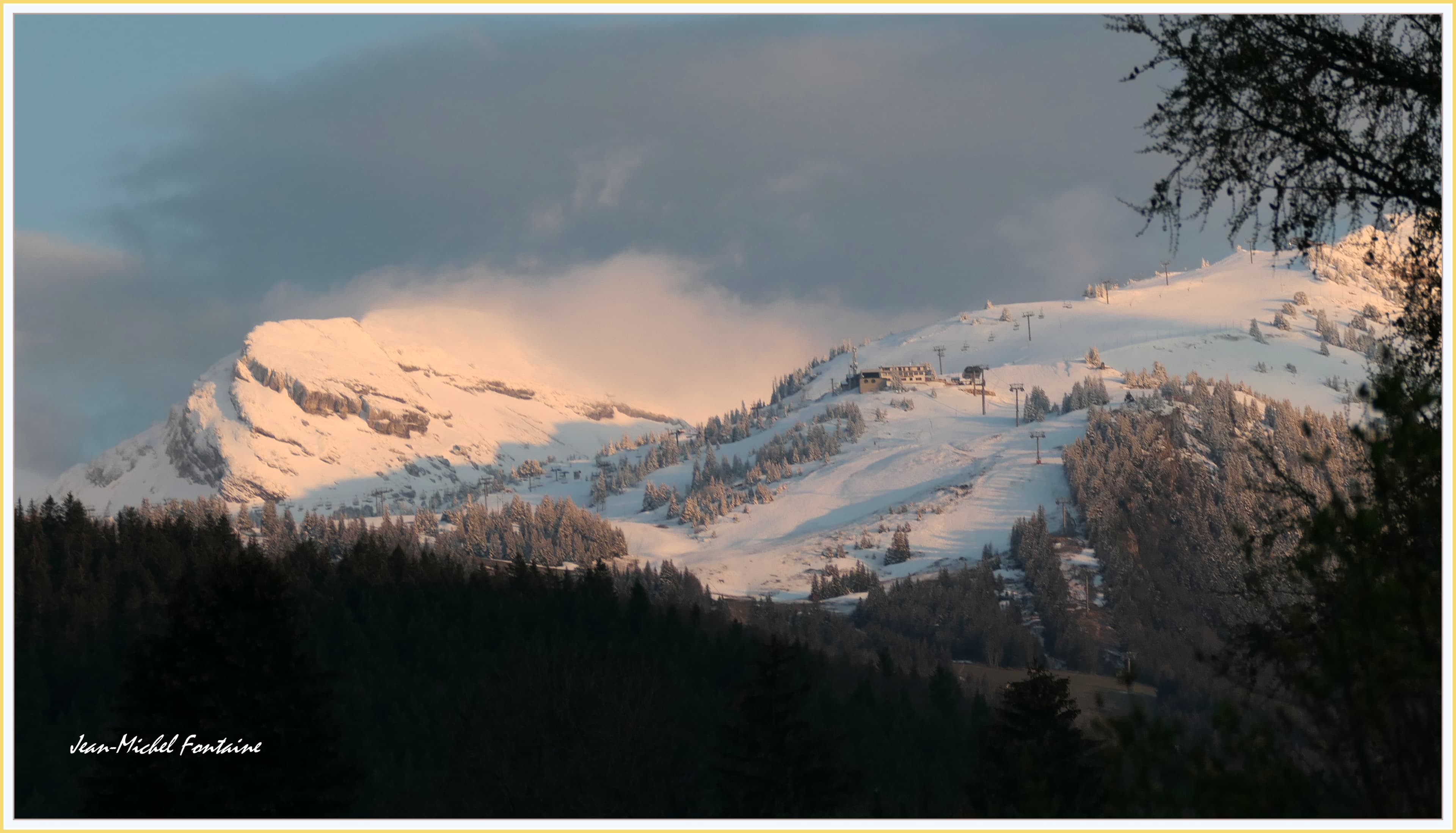 Nouvelle chute de neige au dessus de 1400 m