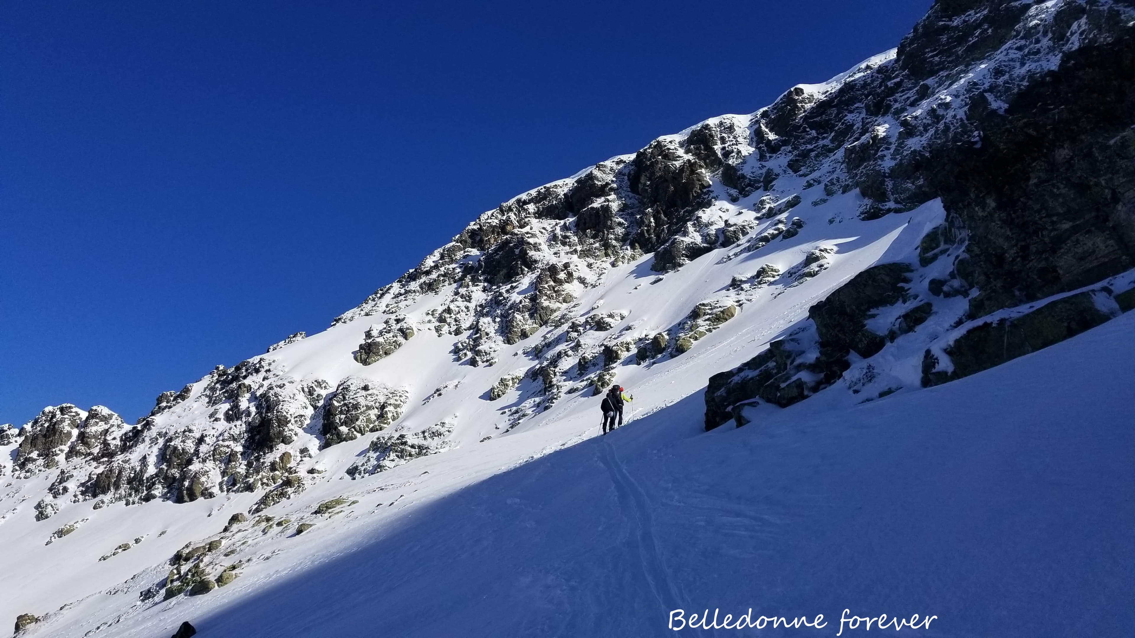 Conditions idéales pour le ski de rando.... A.P
