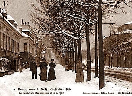 Image d'illustration pour 12/03/2013 - Neige exceptionnelle au nord de la Loire 