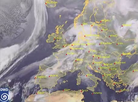 Image d'illustration pour Animation satellite de janvier 2014 en Europe