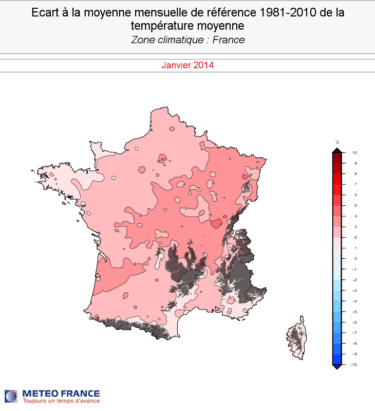 Image d'illustration pour Records de douceur et de pluviométrie en janvier
