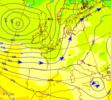 Image d'illustration pour Coups de vent, pluie et douceur début 2014