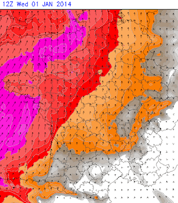 Image d'illustration pour Coups de vent, pluie et douceur début 2014