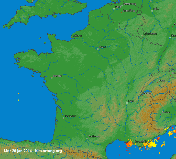 Image d'illustration pour Neige et intempéries sous la dépression Mayla au coeur de la France