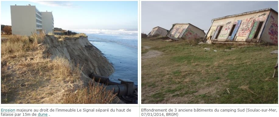 Image d'illustration pour Effets des tempêtes sur le littoral aquitain