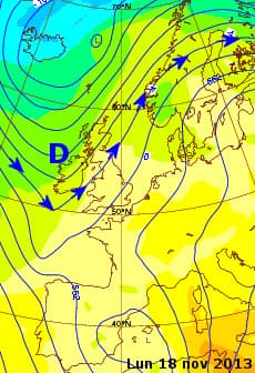 Image d'illustration pour Pluie, fraîcheur et neige sur la France