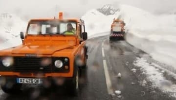 Image d'illustration pour La neige risque de perturber le Giro