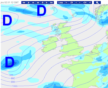 Image d'illustration pour Coups de vent, pluie et douceur début 2014