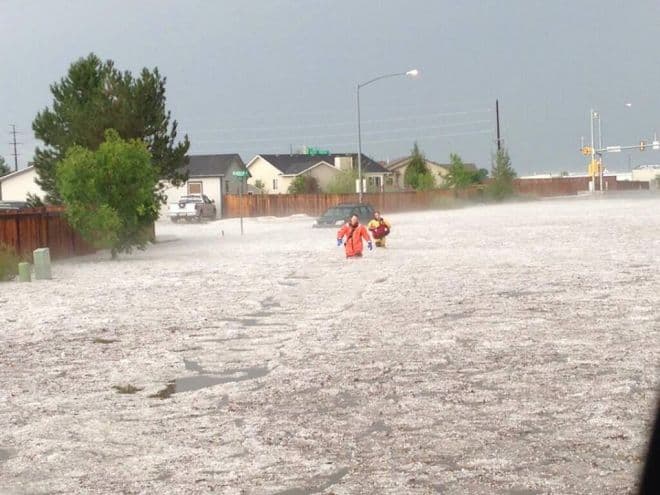 Image d'illustration pour Orage de grêle dans le Colorado (Etats-Unis)