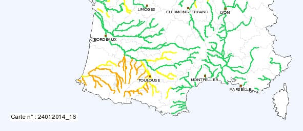Image d'illustration pour Suivi des intempéries dans le Sud-Ouest et près des Pyrénées