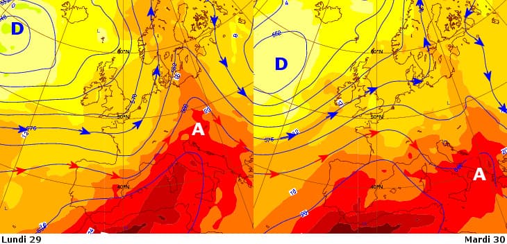 Image d'illustration pour Fortes chaleurs : suivi et prévisions