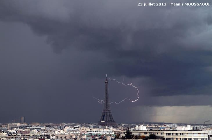 Image d'illustration pour Météo Paris : chaleur - orage