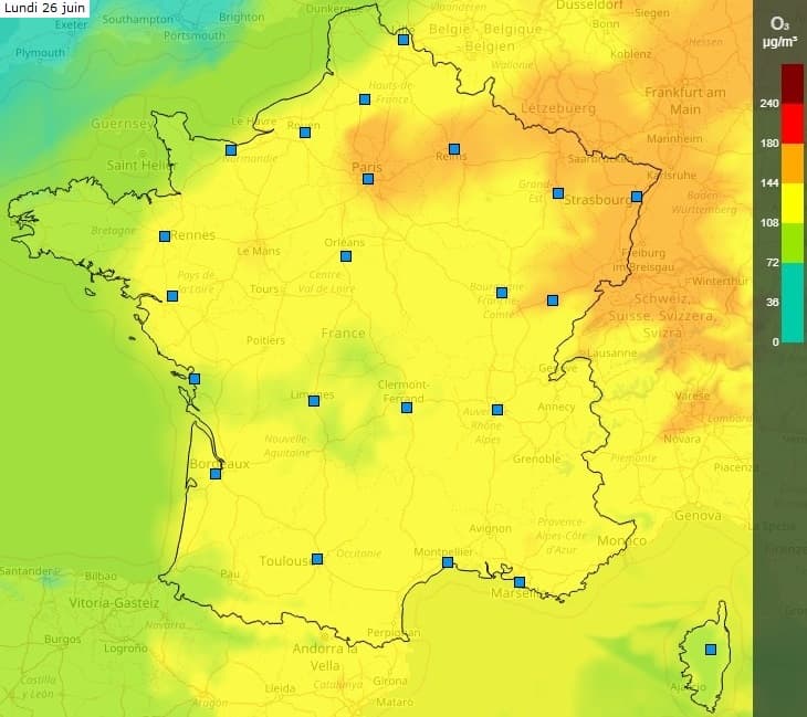 Image d'illustration pour Pollution à l'ozone sous la canicule