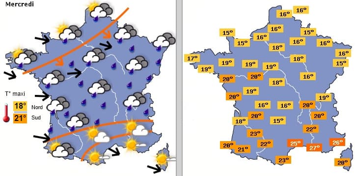 Image d'illustration pour Pluie et fraîcheur sur la France
