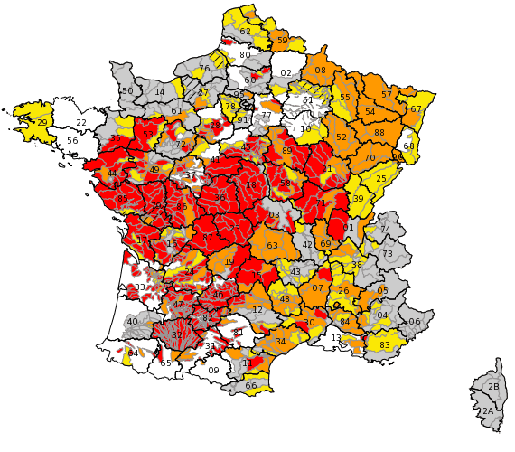 Image d'illustration pour Suivi de la sécheresse - point à la mi-septembre