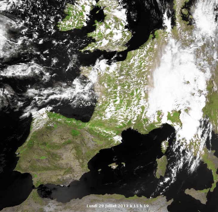 Image d'illustration pour Orages en Europe Centrale - Tornade près de Milan