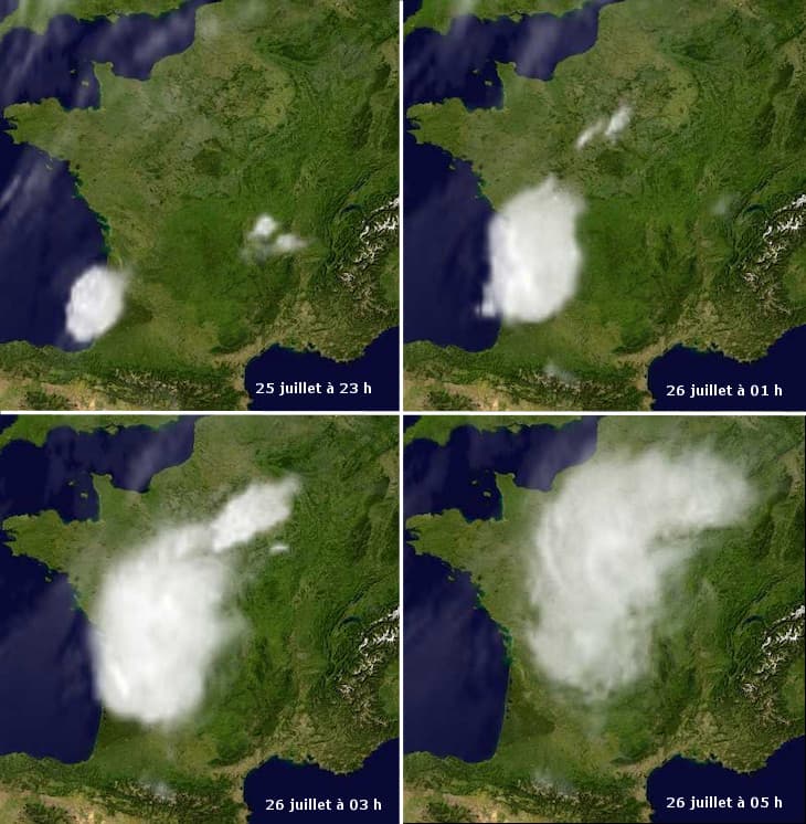 Image d'illustration pour Orages du Sud-Ouest au Nord-Est (vigilance)