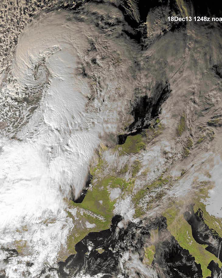 Image d'illustration pour Tempête Bernd - Fortes rafales en Bretagne et Normandie