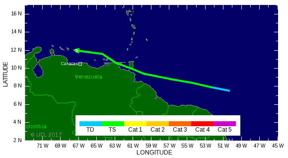 Image d'illustration pour Tempêtes tropicales Bret et Cindy sur l'Atlantique