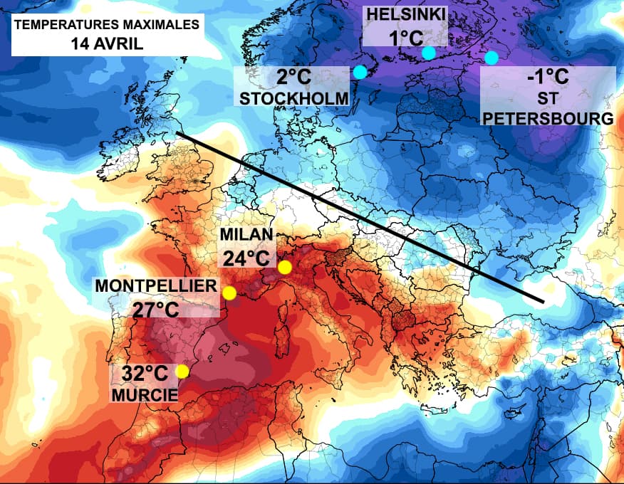 Image d'illustration pour Hiver ou été ? L'Europe face aux contrastes de température