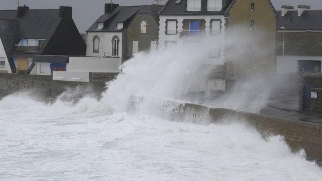 Image d'illustration pour Dépression Ulla - tempête et inondations en Bretagne