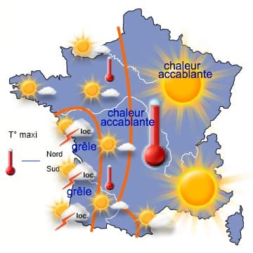 La chaleur s'estompe et les orages s'étendent 