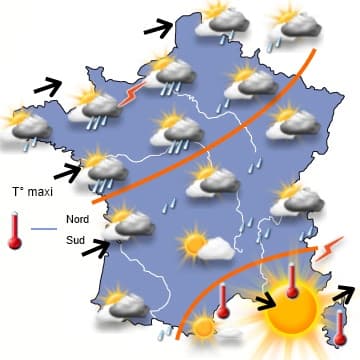 La météo ne s'arrange pas... bien au contraire ! 