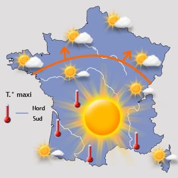 Début de semaine estival avant une douche froide 