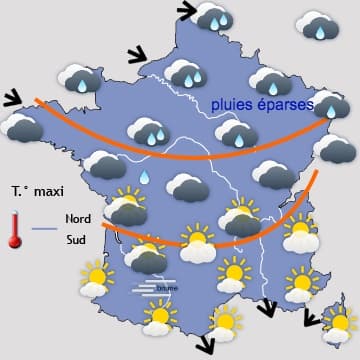 Retour d'un temps perturbé par le nord 