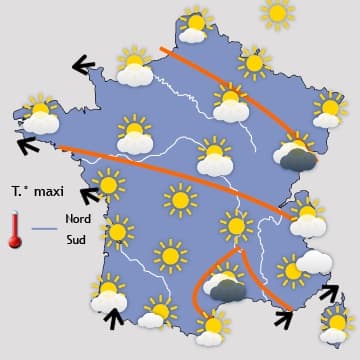 Temps agréable jusqu'à jeudi ou vendredi prochain 